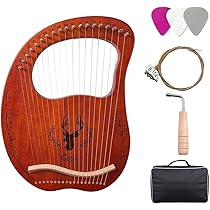 美しい音色♪ 膝の聖ハープ　木製ハープ 15弦 弦楽器
ご覧 美しい音色♪ 膝の聖ハープ 木製ハープ 15弦 弦楽器 ご覧